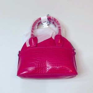 Small Zara crossbody chain raspberry purse